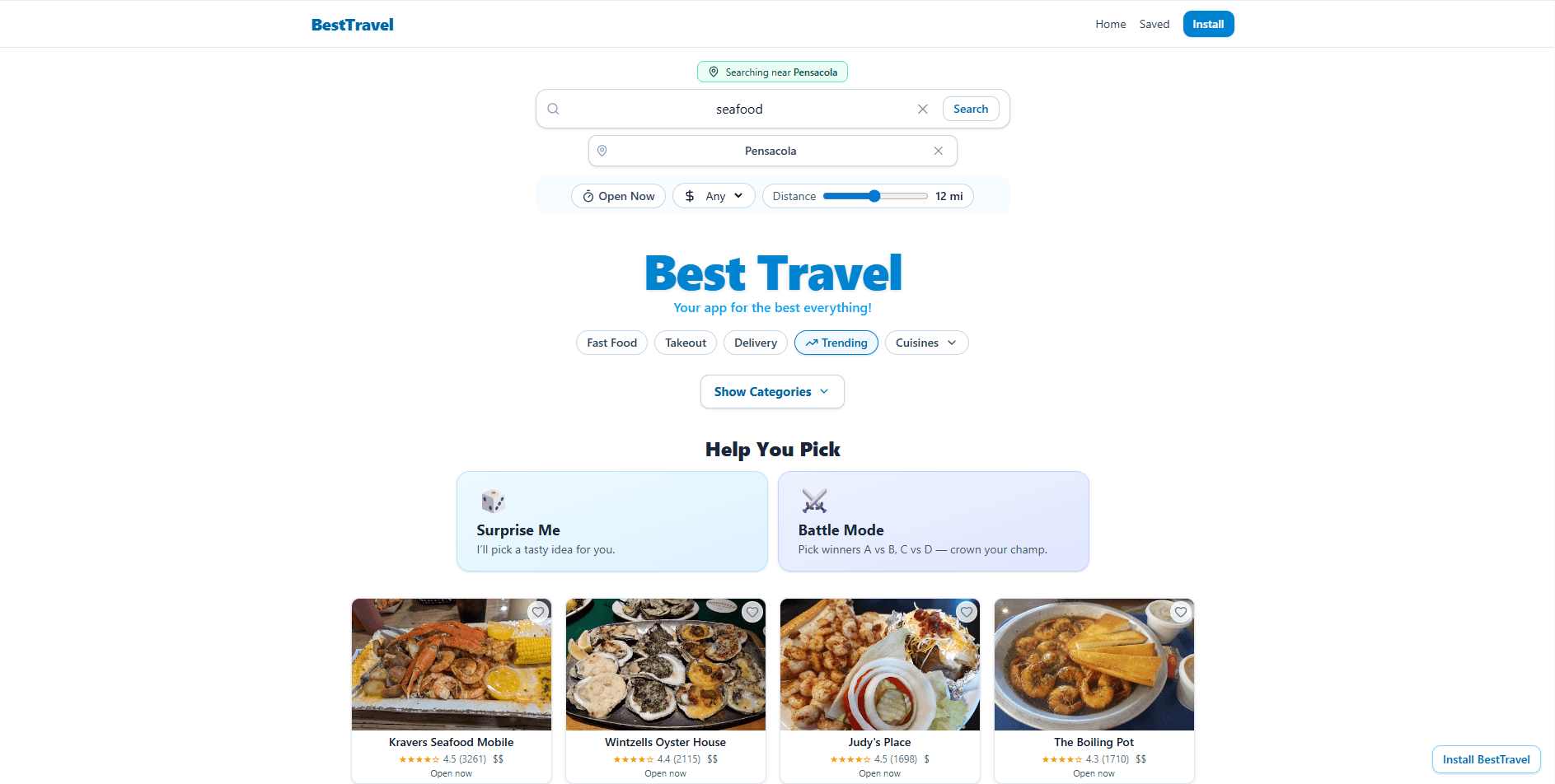 BestTravel screenshot
